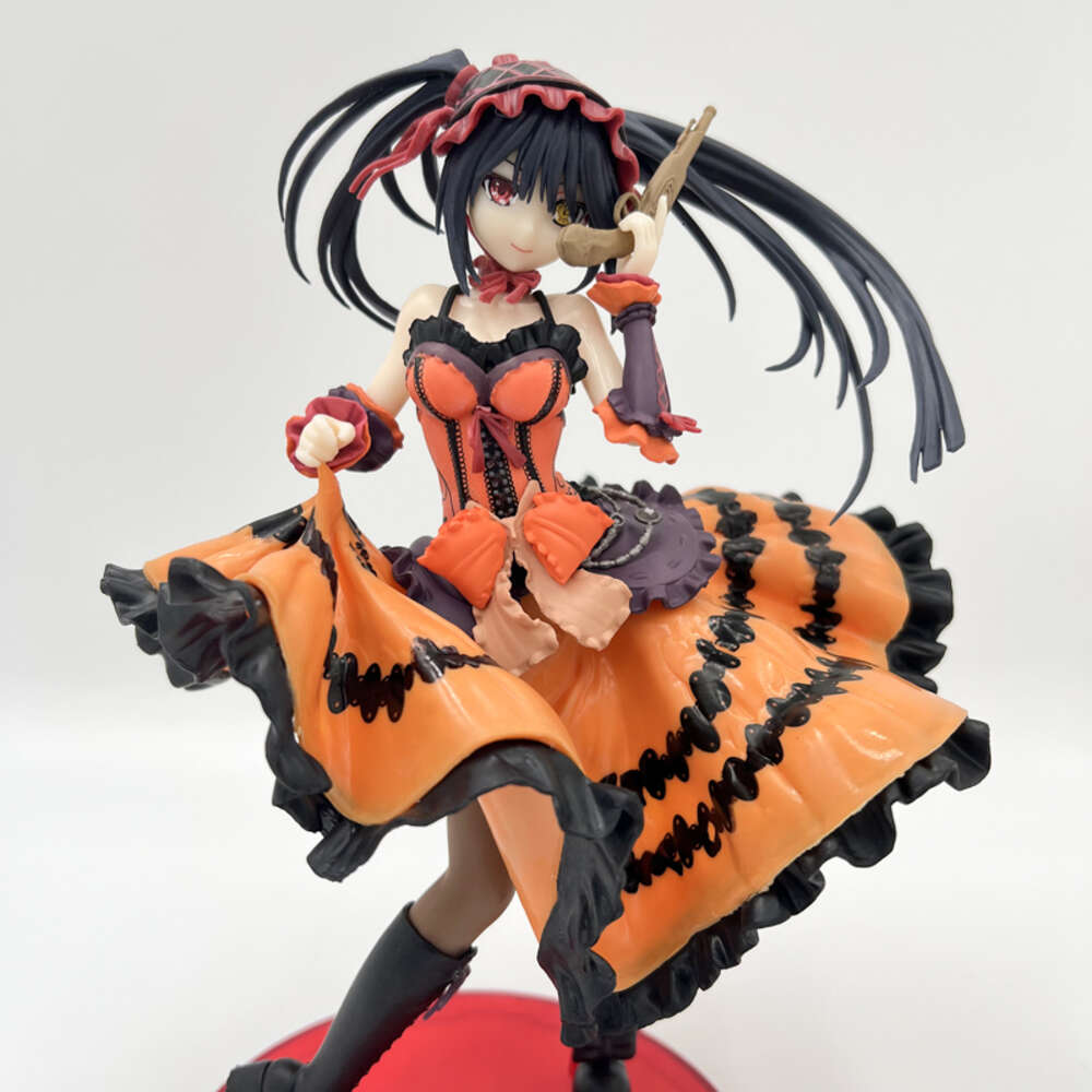 Finger Toys 23cm Alter Date A Live Anime Girl Figure Mayuri Judgment Kurumi Tokisaki Action Figure Adult Collectible Model Doll Toys Gifts