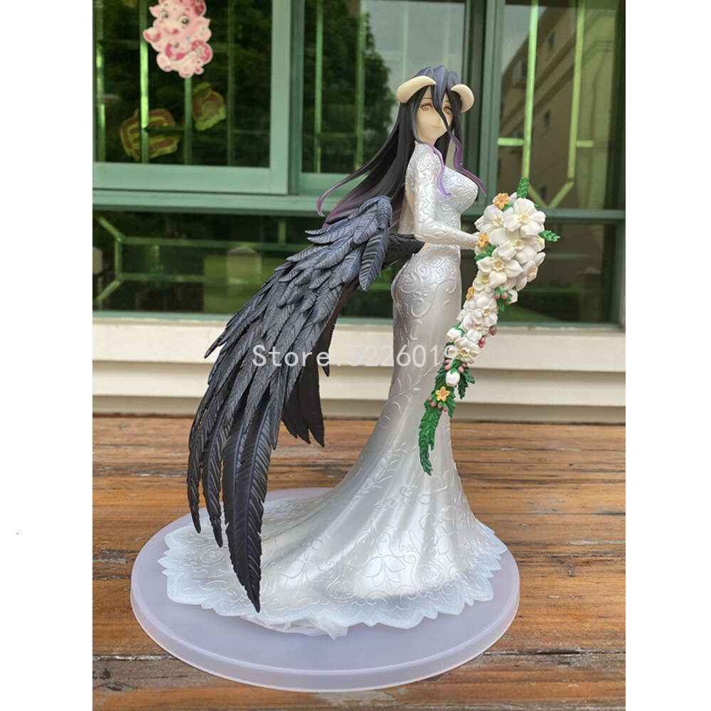 Finger Toys 25cm Overlord Albedo Anime Figure Albedo Yukata Action Figure Overlord Iii Albedo Wedding Figurine Ainz Ooal Gown Figure Doll