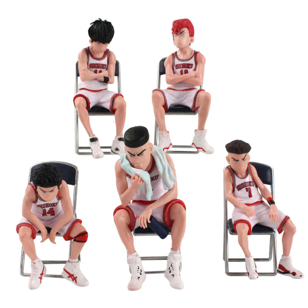 Finger Toys 5pcs/set Slam Anime Figure Toy Hanamichi Sakuragi Figurine Rukawa Kaede Akagi Takenori Miyagi Ryota Action Figure Model Toy
