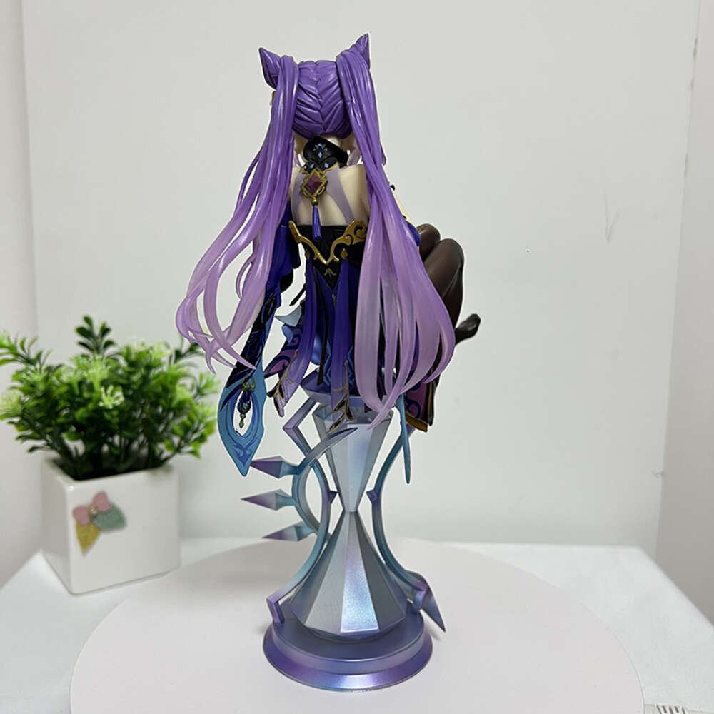 Finger Toys 21cm Genshin Impact Keqing Anime Figure Klee Hibana Knight Action Figure Genshin Impact Paimon Figurine Collection Doll Toys