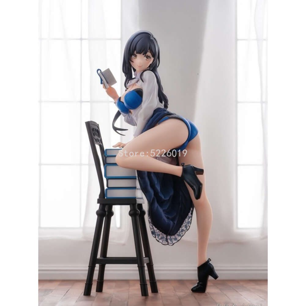 Finger Toys 27cm Native Creators the Literary Type Anime Figure Book Girl Akemi Mikoto Action Figure Literary Type Girl Adult Figurine Doll