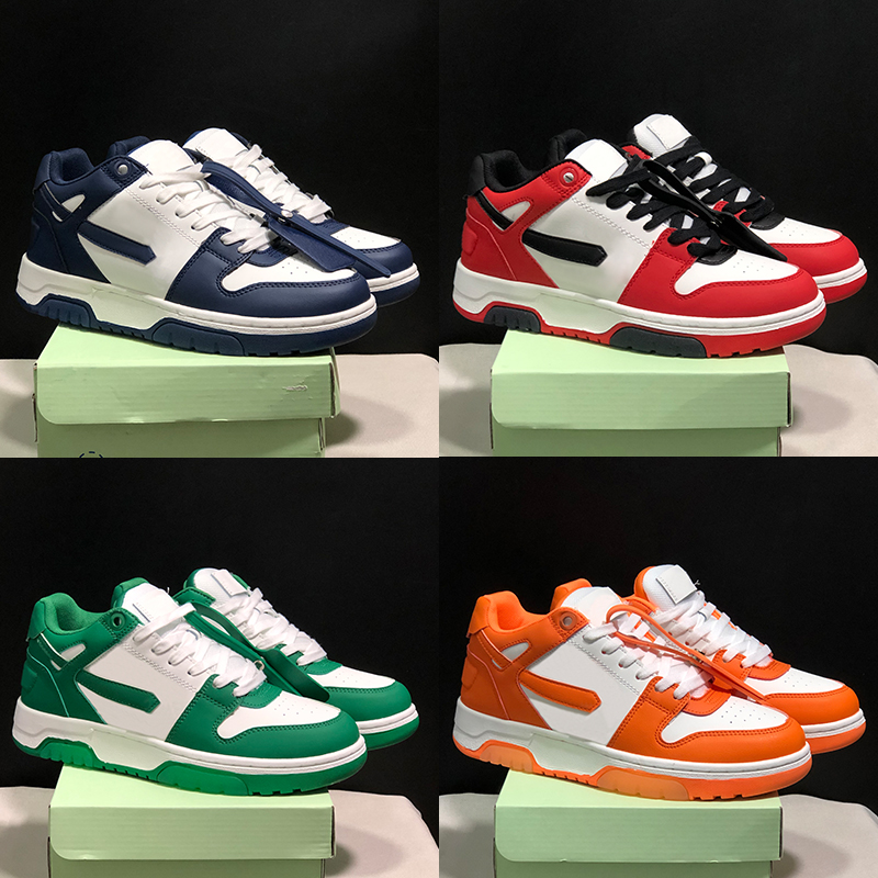 New running shoes virgils 30MM Low Tops out of office Leather designer Sneakers white black royal blue aluminium Iron Grey outdoor mens womens sports trainers