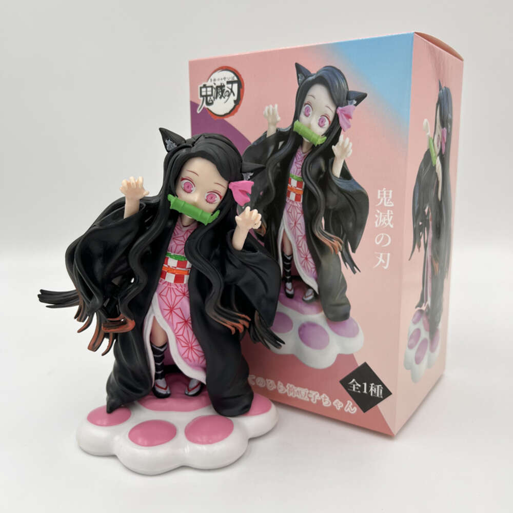 Finger Toys 15cm Demon Slayer Kamado Nezuko Anime Figure Gk Kimetsu No Yaiba Nezuko Action Figure Tanjirou Figure Collectible Model Doll Toy
