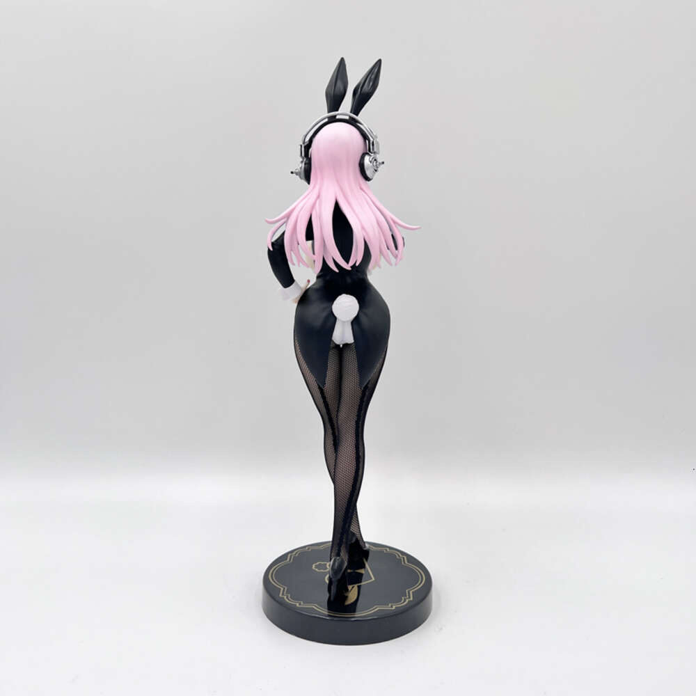 Finger Toys 31cm Furyu Bicute Bunnies Super Sonico Sexy Anime Figure Supersonico Bunny Girl Action Figure Adult Collection Model Doll Toys