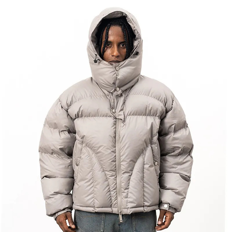 Men's Down Parkas Winter hooded down jacket thickened 231013