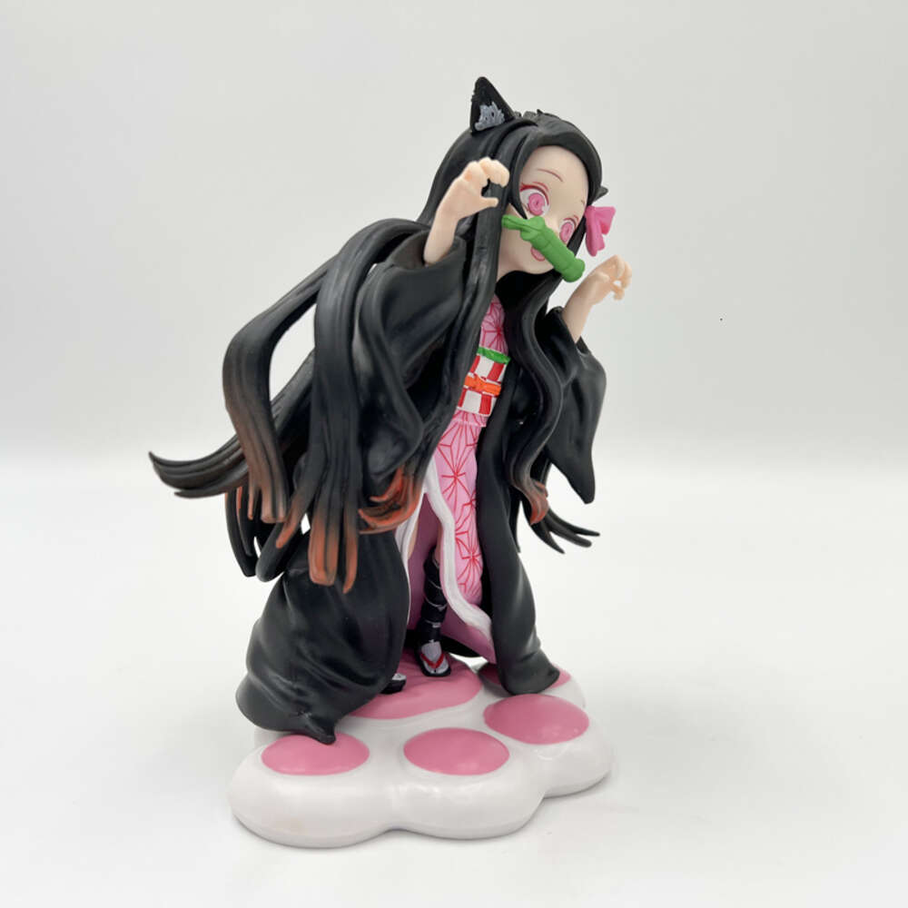 Finger Toys 15cm Demon Slayer Kamado Nezuko Anime Figure Gk Kimetsu No Yaiba Nezuko Action Figure Tanjirou Figure Collectible Model Doll Toy