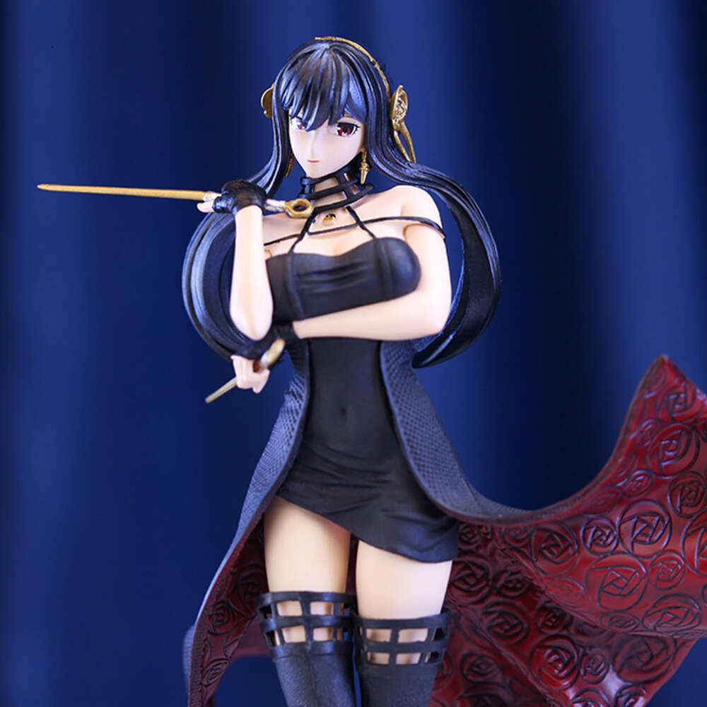 Finger Toys 30cm Spyfamily Yor Forger Sexy Anime Girl Figure Anya Forger Action Figure Spy Family Figurine Adult Collectible Model Doll Toy