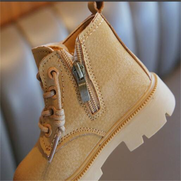 Fashion Kids Boots Casual Ankle Chelsea Boots Boy Girl Baby Martin Boots Autumn Winter Side Zipper Children Shoes