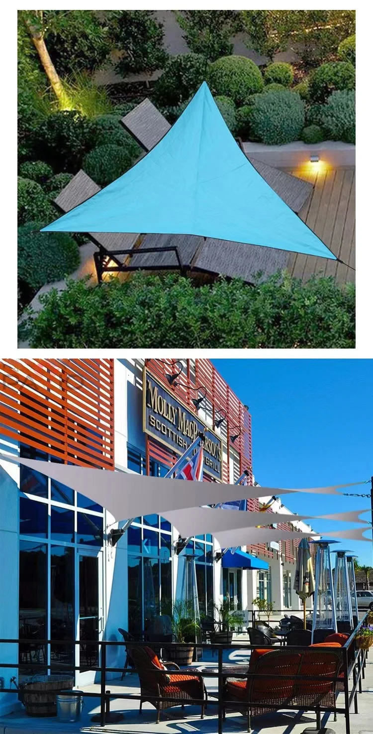 Tents and Shelters Shade Sail Waterproof Garden Shelter 95% UV Blocking Sun Protection Awning Canopy for Patio Garden Yard Backyard Camping Pool 23101
