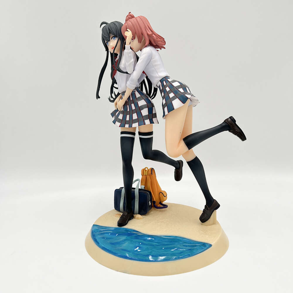 Finger Toys 24cm My Teen Romantic Comedy Snafu Sexy Anime Figure Yukino Yukinoshita/yui Yuhigahama Ending Ver. Action Figure Model Doll Toys