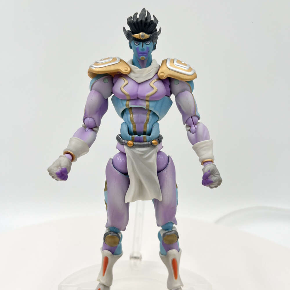 Finger Toys 16cm Jojo's Bizarre Adventure Star Platinum Anime Figure Super Action Statue Part.iii Action Figure Adult Model Doll Toys Gifts