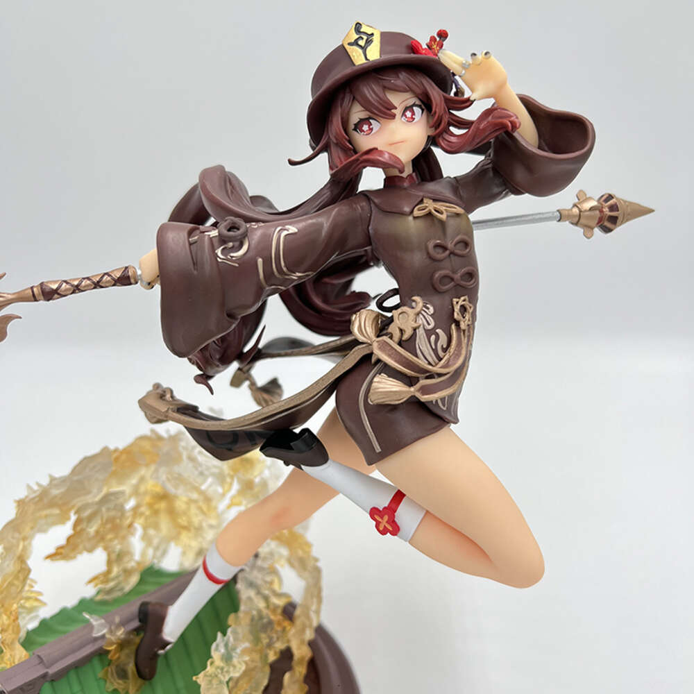 Finger Toys 28cm Genshin Impact Hu Tao Anime Figure Gan Yu Wedding Dress Action Figure Keqing/paimon/klee Figure Collection Model Doll Toys