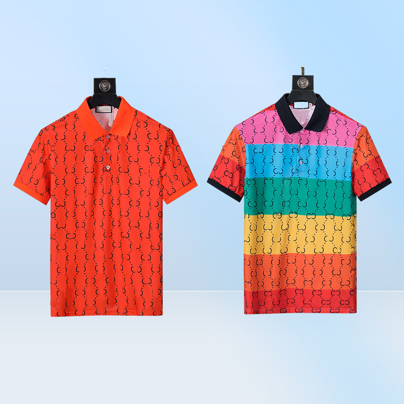 Designer Polo Shirts Men Luxury Polos Casual Mens T Shirt Snake Bee Letter Print Embroidery Fashion High Street Man Tee