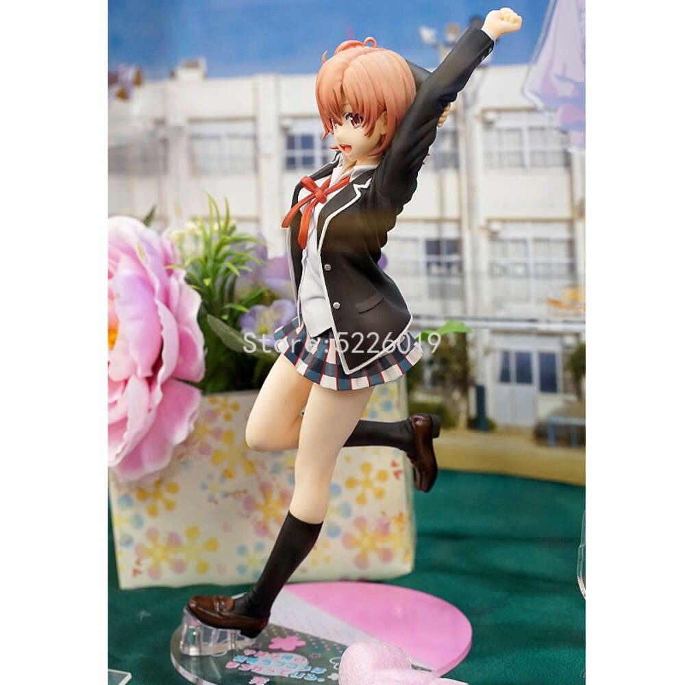 Finger Toys 21cm My Teen Romantic Comedy Anime Figure Yui Yuigahama Action Figure Yuigahama Yui/yukinoshita Yukino Figurine Model Doll Gift