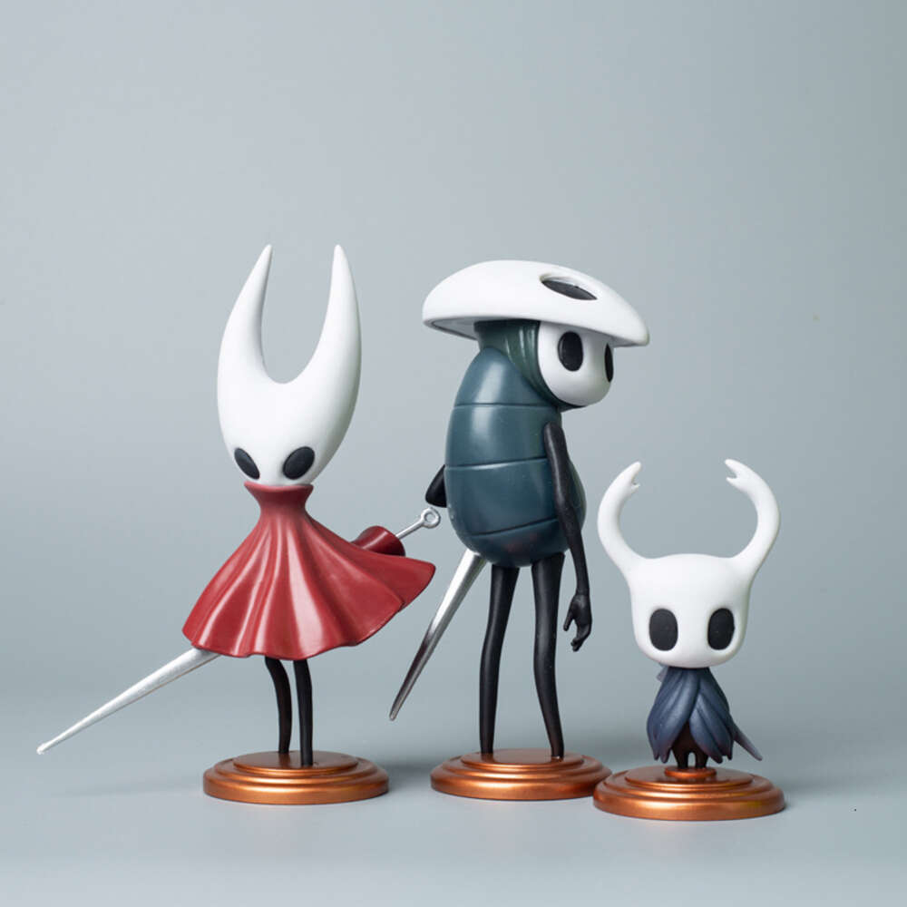 Finger Toys 3pcs/set Hollow Knight Anime Game Figure the Knight Action Figure Hornet/quirrel Figurine Collectible Model Doll Toy Gift 6-12cm