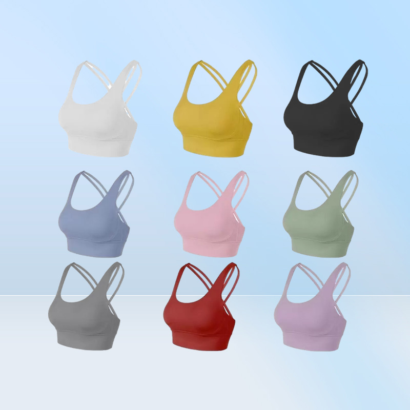 same style Female Yoga Fitness underwear bra running outdoor fast drying shockproof sports bra cs-33