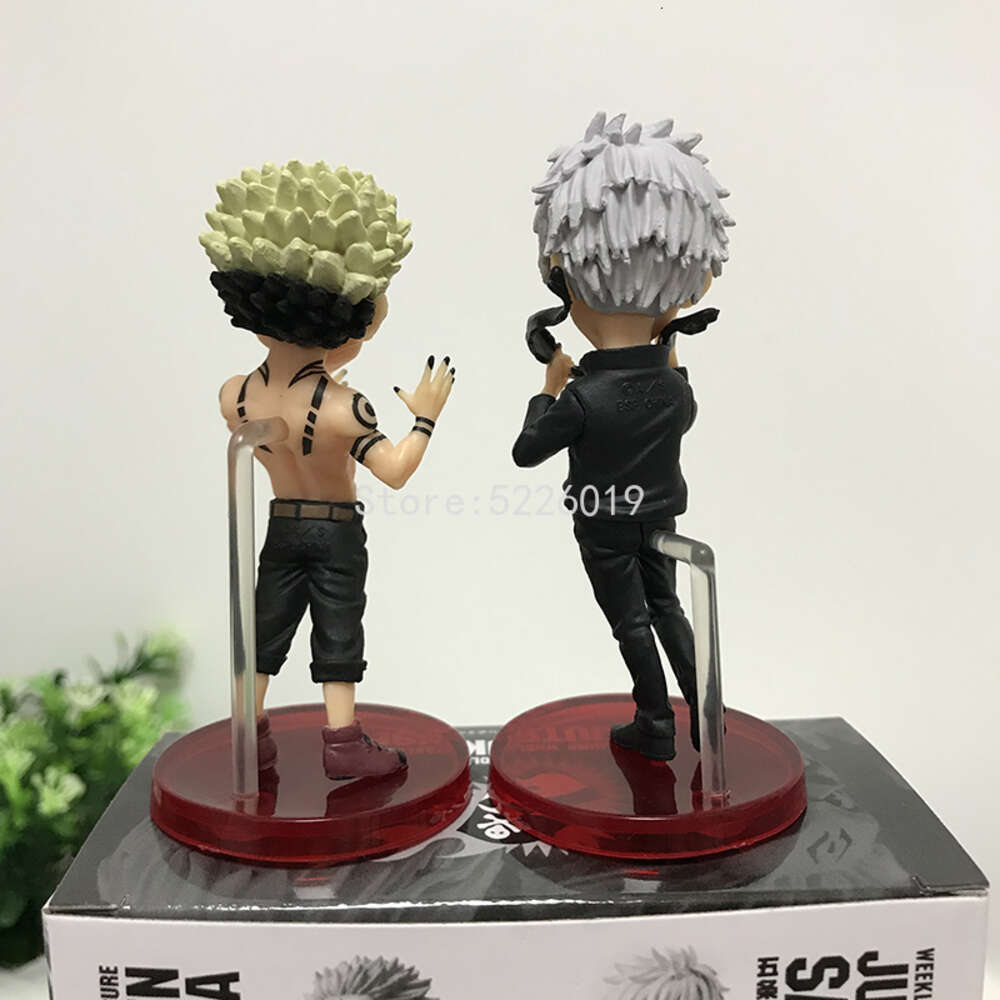 Finger Toys 2pcs/set Wcf Jujutsu Kaisen Anime Figure Ryomen Sukuna Gojo Satoru Action Figure Wcf Itadori Yuji Fushiguro Megumi Figurine Toys