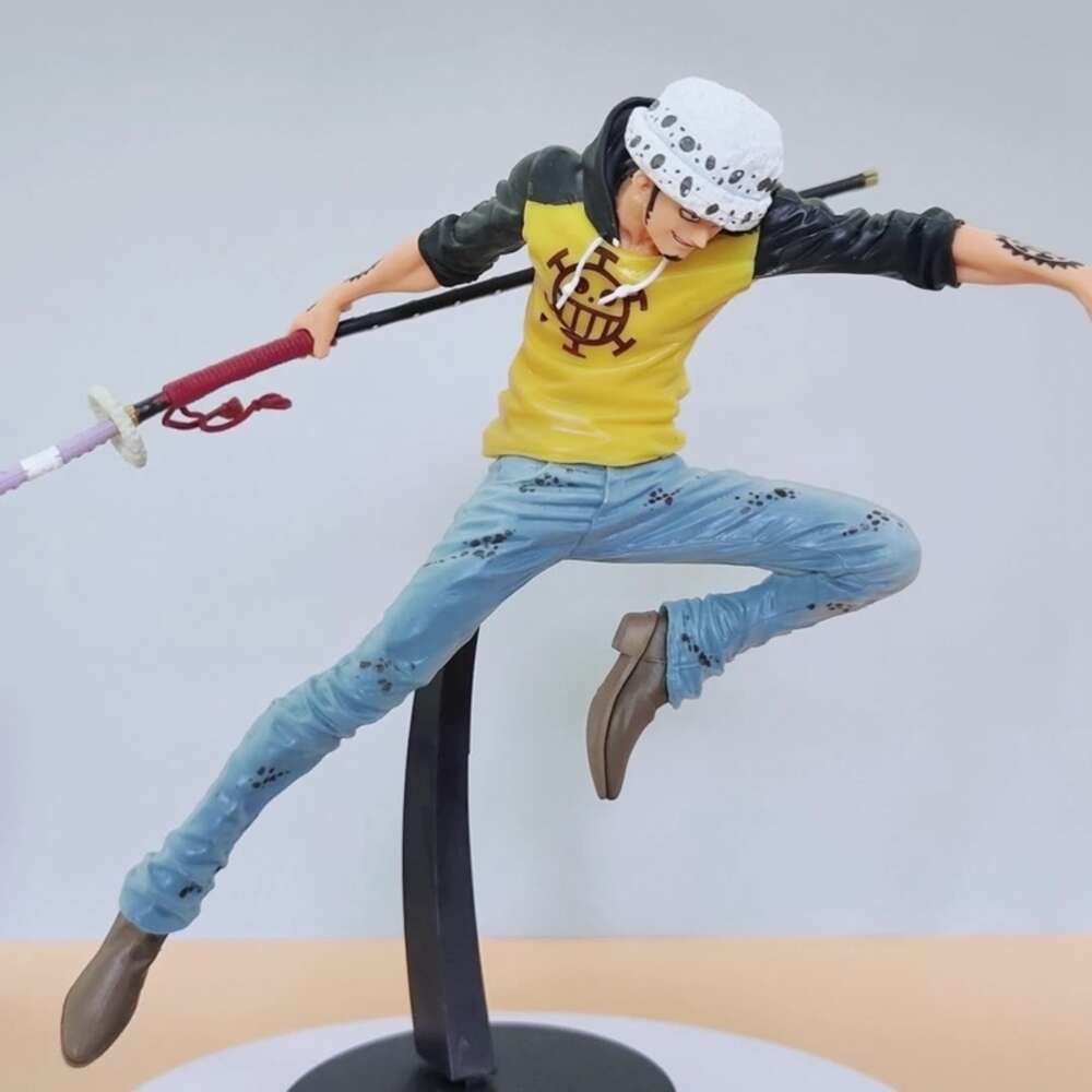 Mascot Costumes 23cm One Piece Anime Figure Trafalgar Law Action Figure Pvc Anime Peripherals Collection Model Doll Ornaments Toys Birthday Gift