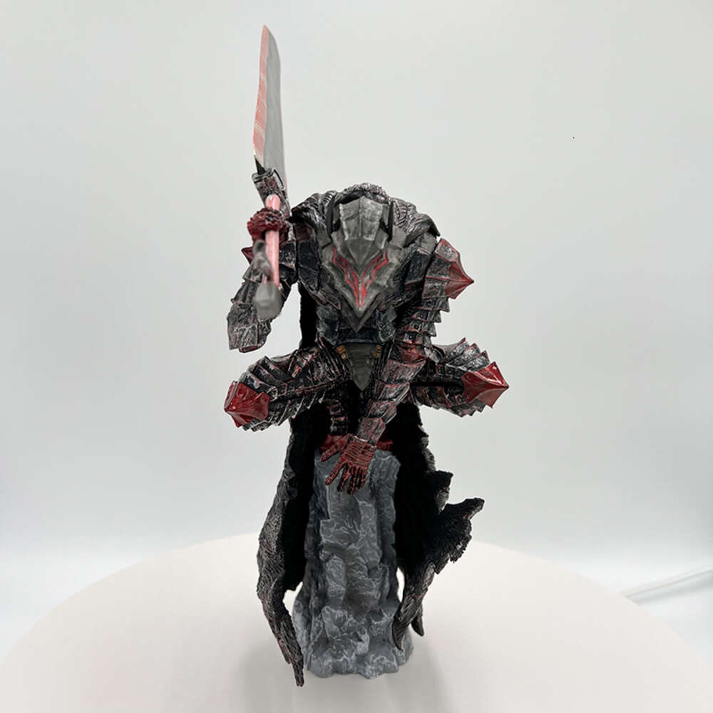 Finger Toys 25cm Berserk Guts L Anime Figure Berserker Armor L Action Figure Berserk Black Swordsman Figurine Collection Model Doll Toys