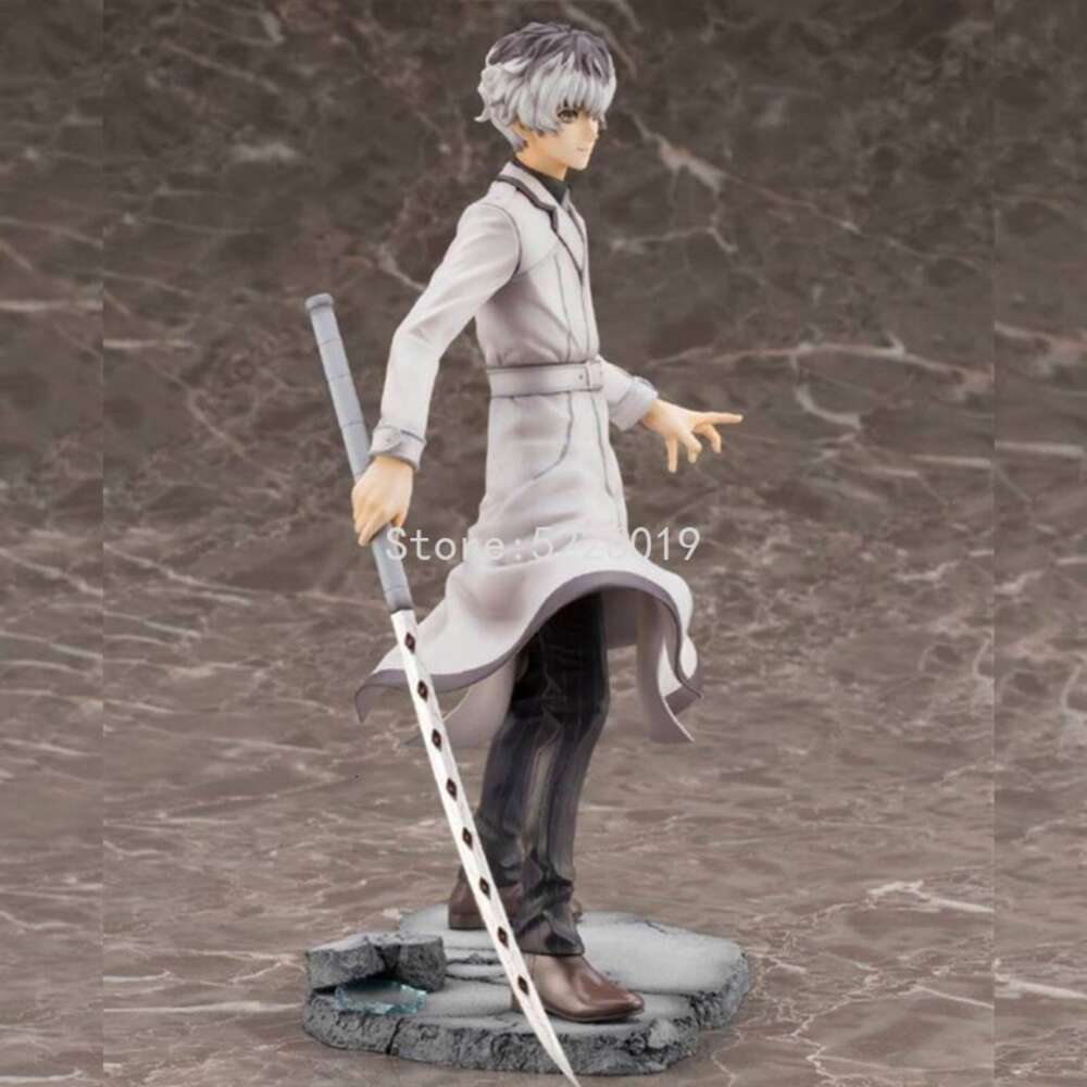 Finger Toys 22cm Artfx J Tokyo Ghoul Anime Figure Haise Sasaki Action Figure Kaneki Ken Figure Touka Kirishima Figurine Collectible Doll Toy