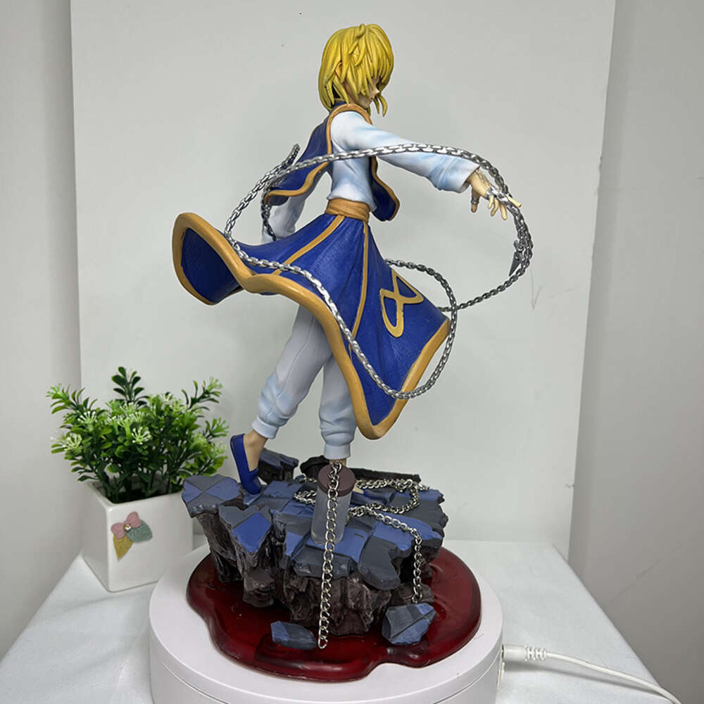 Finger Toys 33cm Hunter X Hunter Anime Figure Alluka Zoldyck/kurapika Action Figure Gon Freecss & Killua Zoldyck Figurine Model Doll Toys