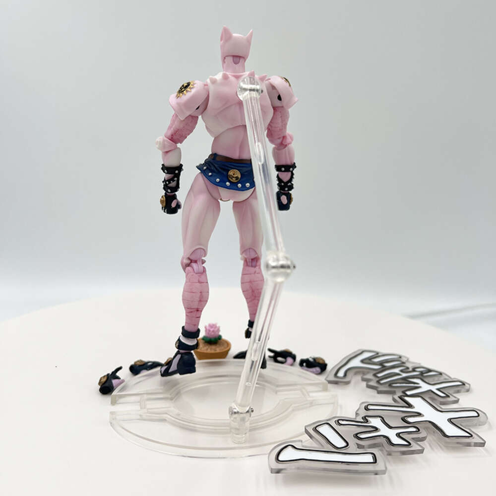 Finger Toys 16cm Jojo's Bizarre Adventure Anime Figure #16 #25 Killer Queen Second Action Figure Super Action Statue Collectible Model Toys