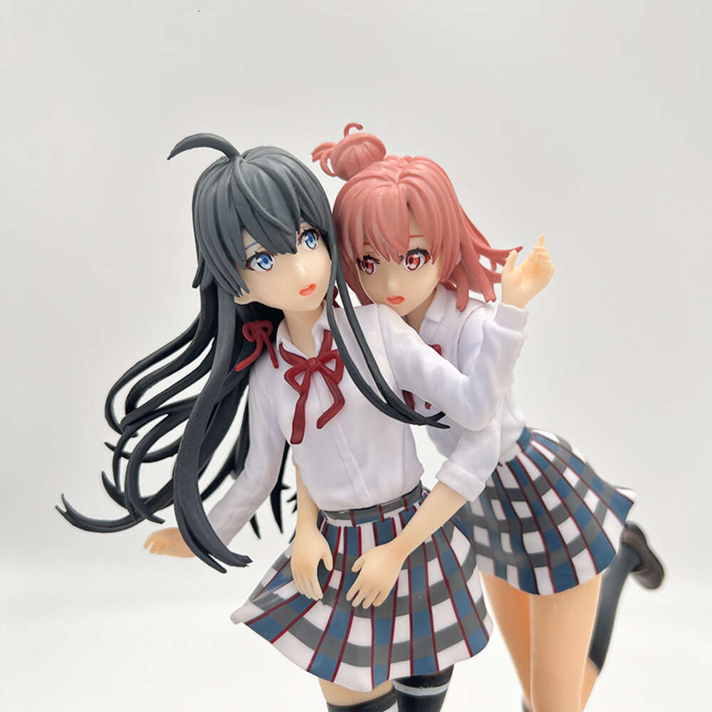 Finger Toys 24cm My Teen Romantic Comedy Snafu Sexy Anime Figure Yukino Yukinoshita/yui Yuhigahama Ending Ver. Action Figure Model Doll Toys