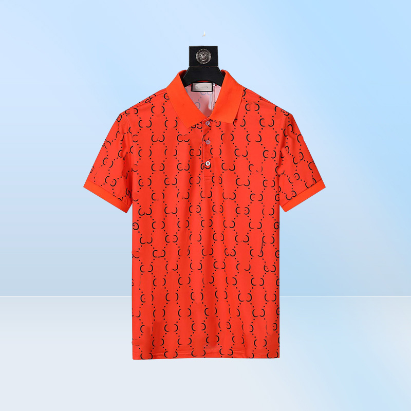 Designer Polo Shirts Men Luxury Polos Casual Mens T Shirt Snake Bee Letter Print Embroidery Fashion High Street Man Tee