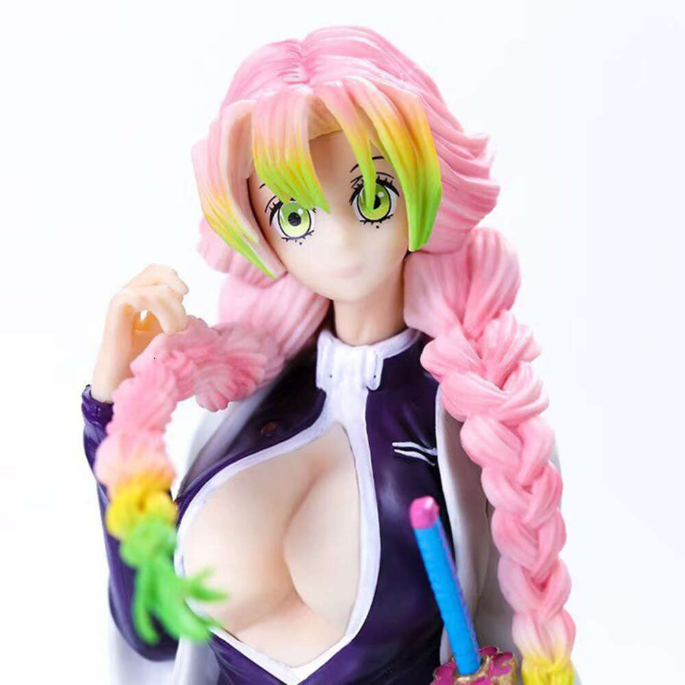 Finger Toys 25cm Kanroji Mitsuri Demon Slayer Anime Figure Kochou Shinobu Kimetsu No Yaiba Action Figure Kamado Nezuko/tanjirou Figurine Toy