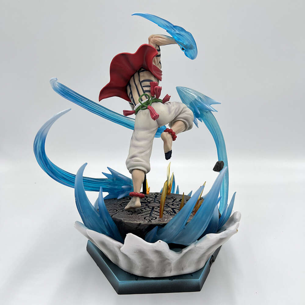 Finger Toys 26cm Kimetsu No Yaiba Akaza Anime Figure Kokushibou Demon Slayer Action Figure Agatsuma Zenitsu/daki/gyuutarou Figurine Doll Toy