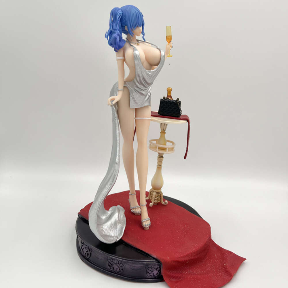 Finger Toys 29cm Azur Lane St. Handle Sexy Anime Girl Figure Le Malin Action Figure Adult Collectible Model Doll Toys Gifts