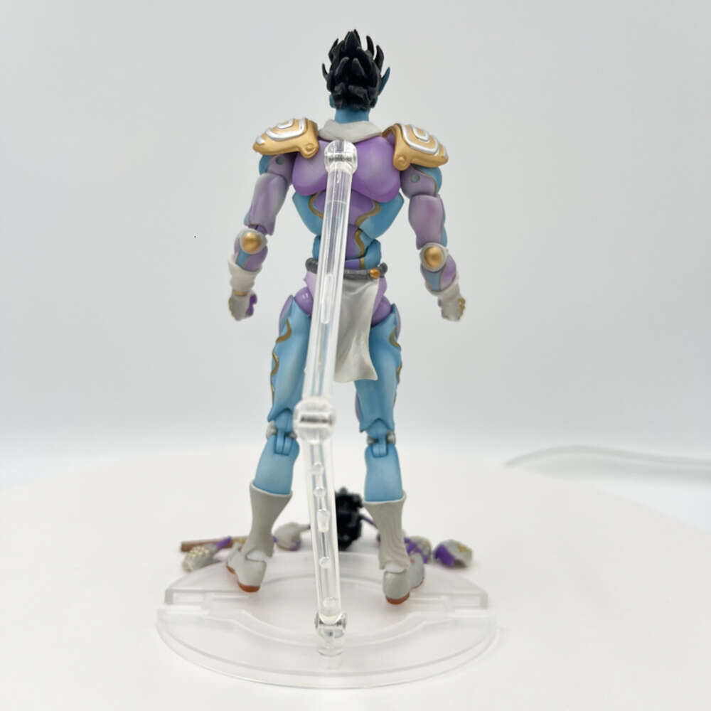 Finger Toys 16cm Jojo's Bizarre Adventure Star Platinum Anime Figure Super Action Statue Part.iii Action Figure Adult Model Doll Toys Gifts