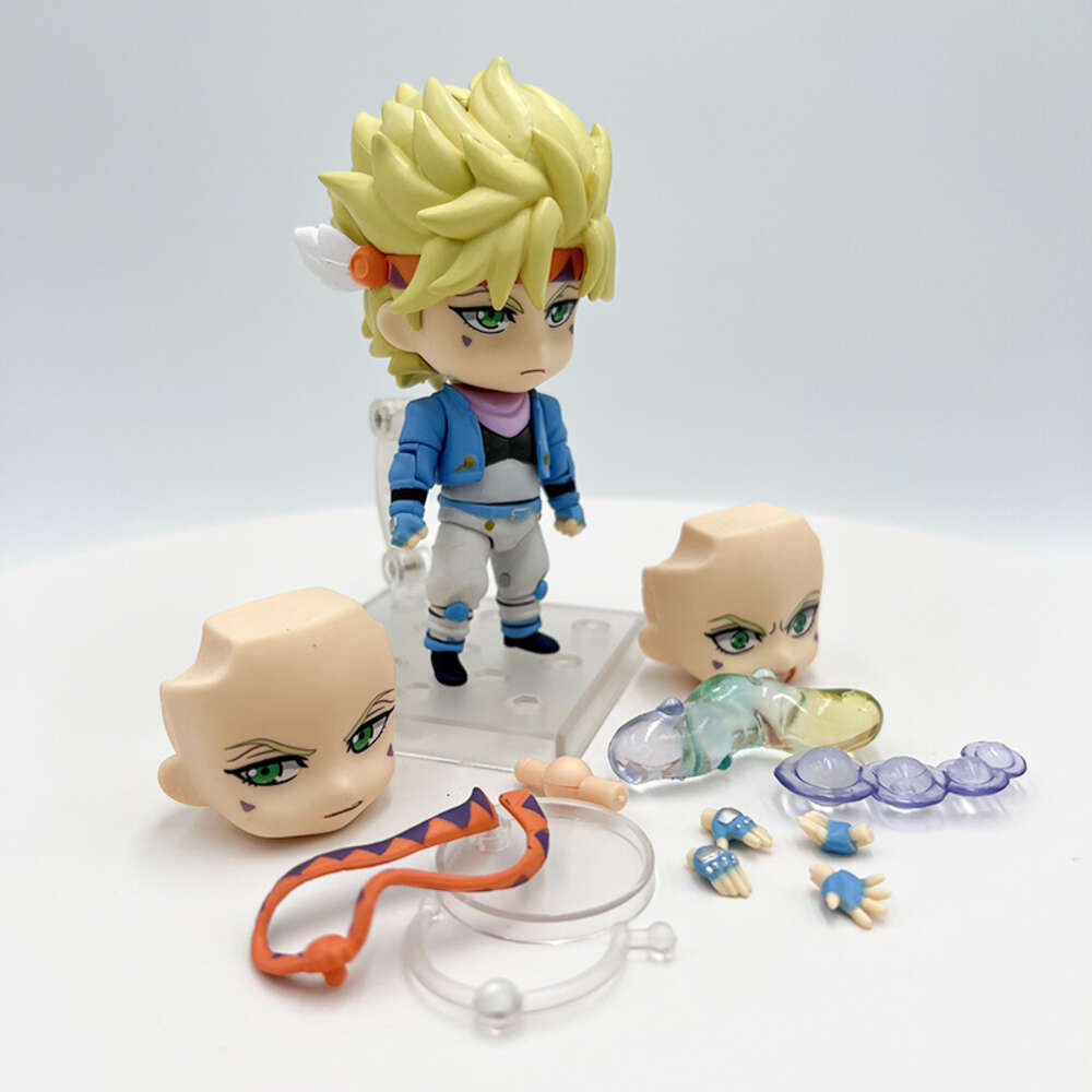 Finger Toys #1602 Jojo's Bizarre Adventure Anime Figure Jonathan Joestar Action Figure #1516 Caesar Anthonio Zeppeli Figurine Model Doll Toy