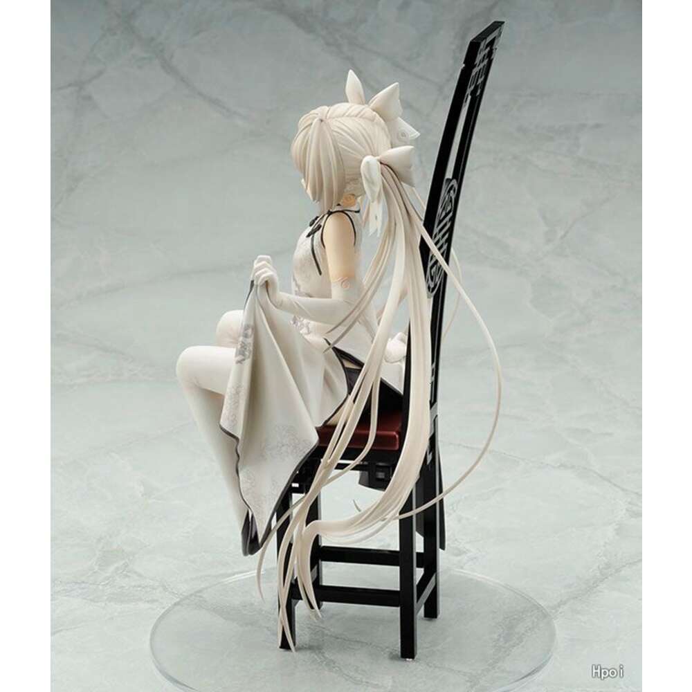 Mascot Costumes 22cm Anime Figure Yosuga No Sora Kasugano Sora Cheongsam Seat Girl Double Ponytail Bow Doll Model Pvc Material Children's Gift