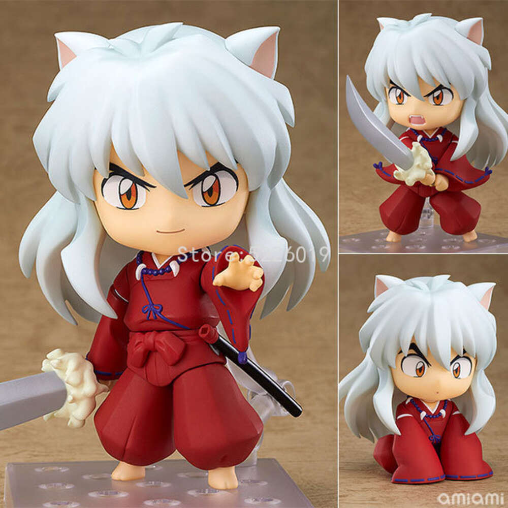 Finger Toys 4pcs/lot Inuyasha Anime Figure Inuyasha Higurashi Kagome Action Figure 1514# Sesshoumaru Figurine 1300# Inuyasha Figure Doll Toy