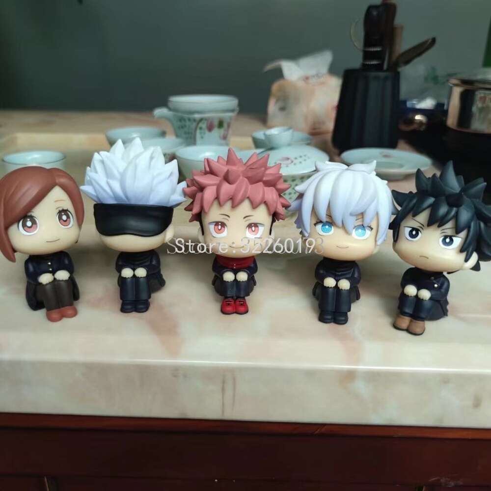 Finger Toys Jujutsu Kaisen Anime Figure Look Up Itadori Yuji Gojo Satoru Action Figure Fushiguro Megumi Kugisaki Nobara Figurine Doll Gift