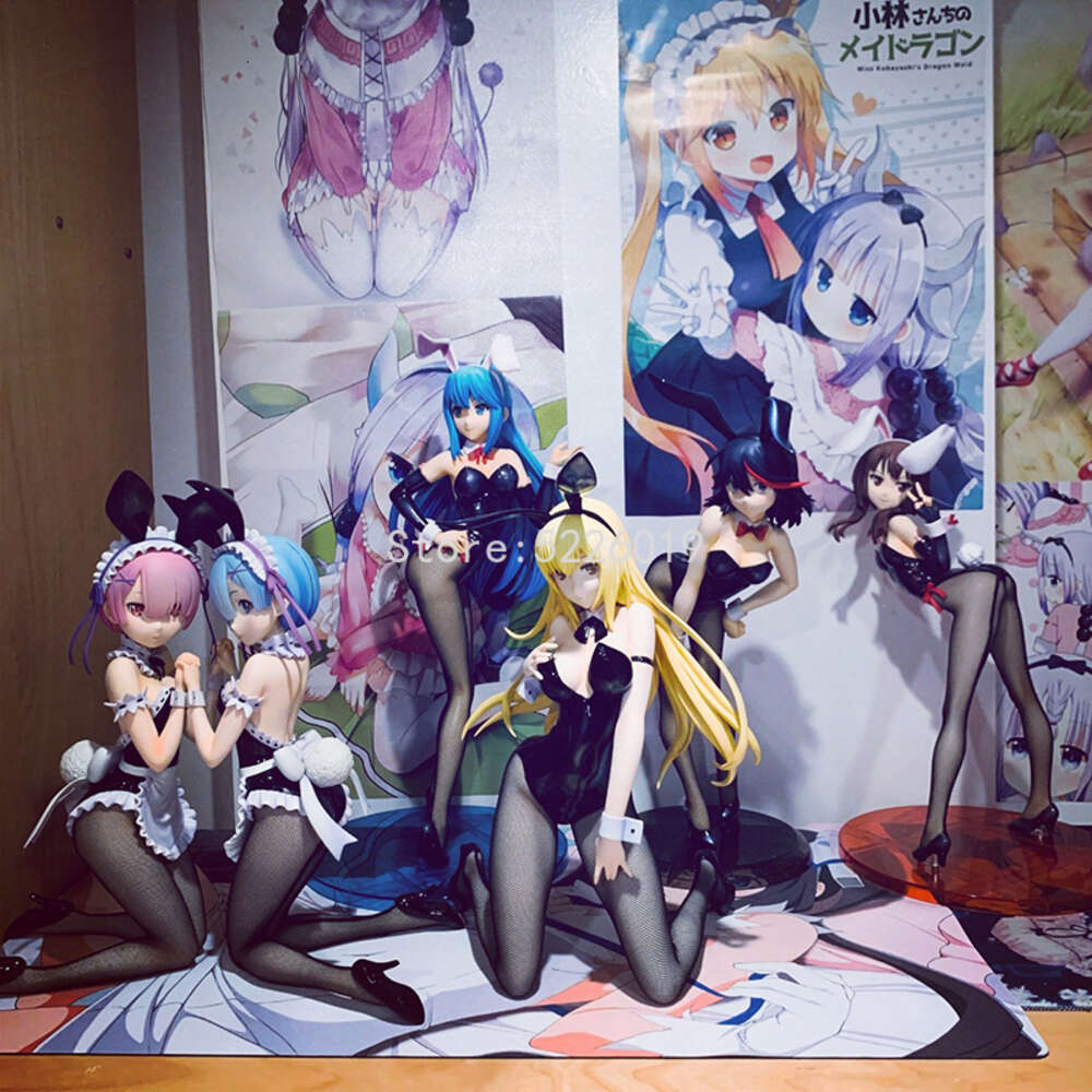 Finger Toys 33cm B-style Konosuba 2 Megumin Anime Figure Megumin Action Figure Megumin Bunny Ver. Figure Konosuba Megumin Figurine Model Toy