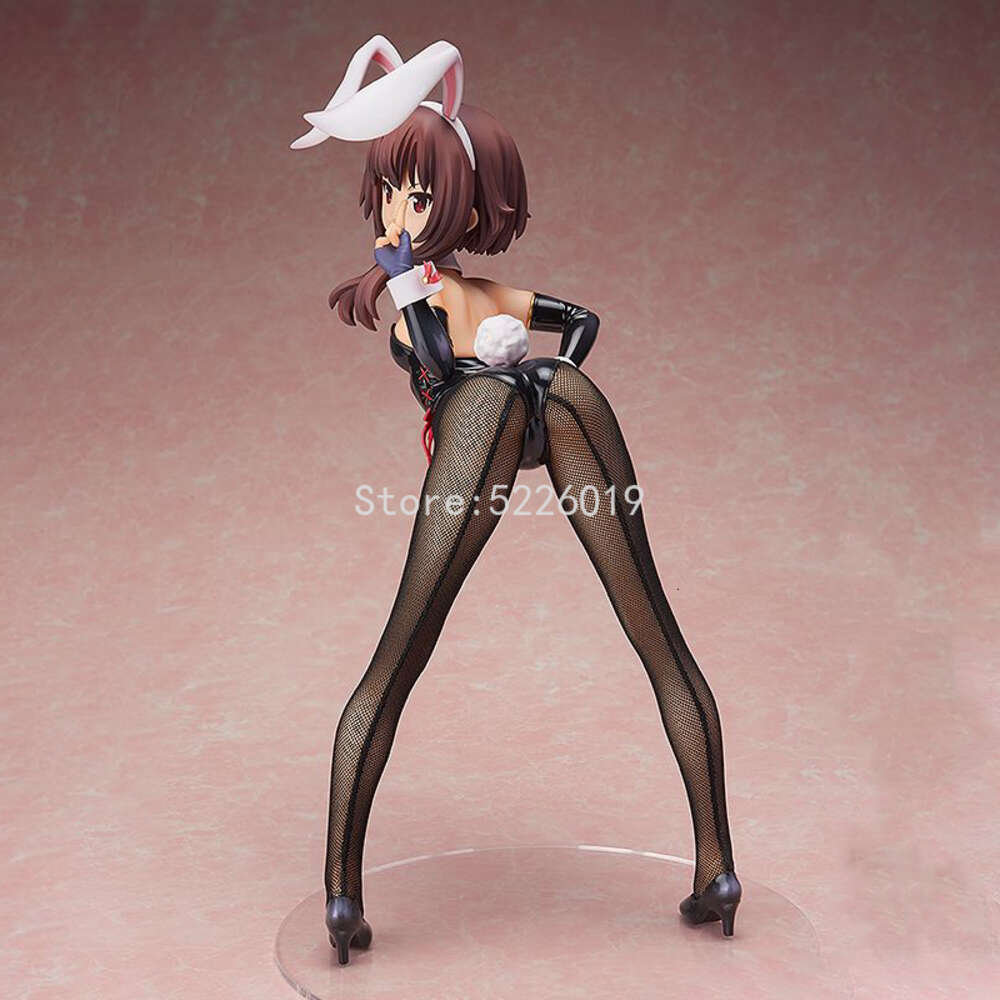 Finger Toys 33cm B-style Konosuba 2 Megumin Anime Figure Megumin Action Figure Megumin Bunny Ver. Figure Konosuba Megumin Figurine Model Toy