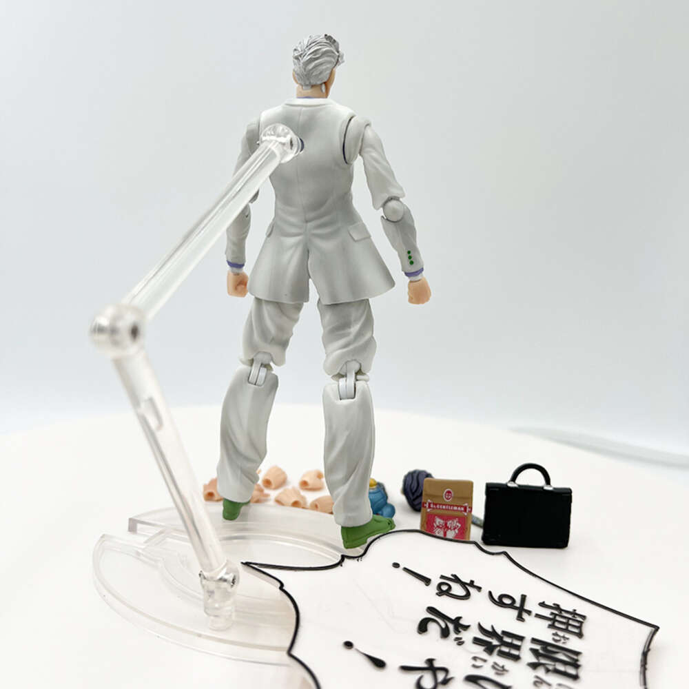 Finger Toys 16cm Jojo's Bizarre Adventure Anime Figure #20 #26 Yoshikage Kira 2nd Action Figure #16 #25 Killer Queen Figurine Model Doll Toy