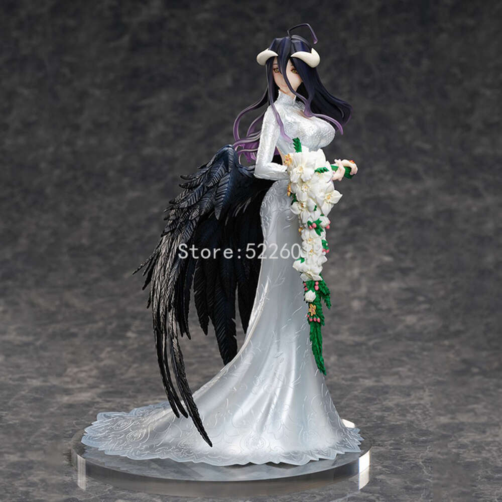 Finger Toys 25cm Overlord Albedo Anime Figure Albedo Yukata Action Figure Overlord Iii Albedo Wedding Figurine Ainz Ooal Gown Figure Doll