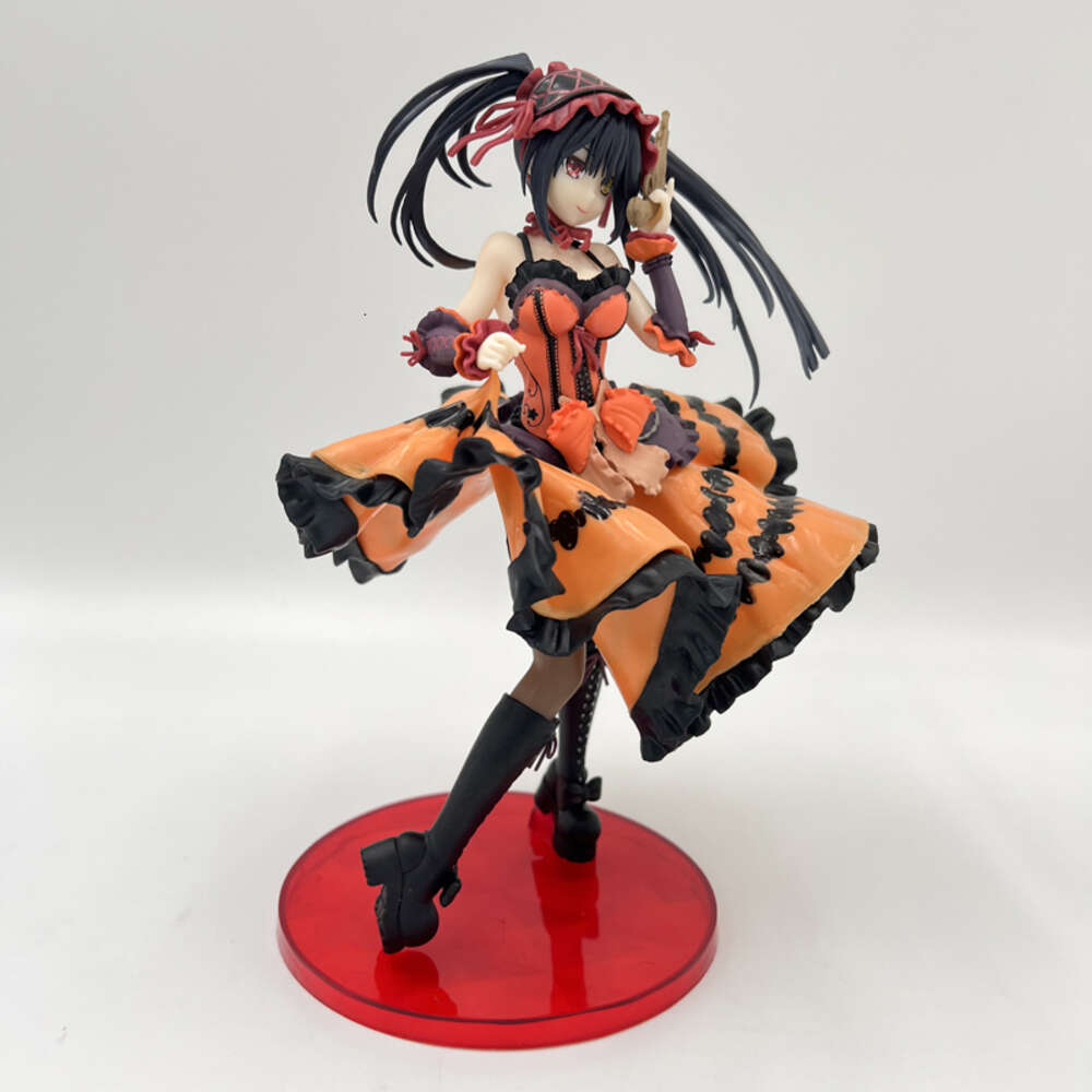 Finger Toys 23cm Alter Date A Live Anime Girl Figure Mayuri Judgment Kurumi Tokisaki Action Figure Adult Collectible Model Doll Toys Gifts
