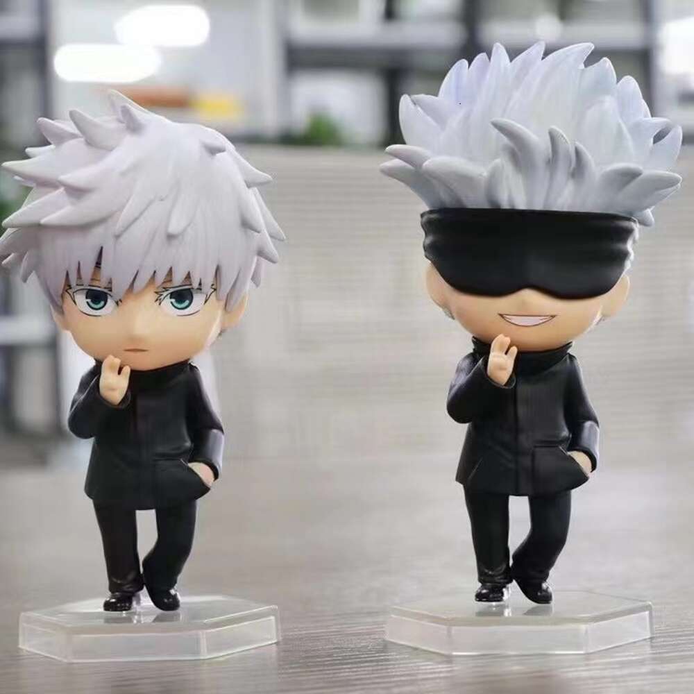 Finger Toys 11cm Jujutsu Kaisen Anime Figure Itadori Yuji Gojo Satoru Action Figure Fushiguro Megumi Kugisaki Nobara Figurine Model Doll Toy