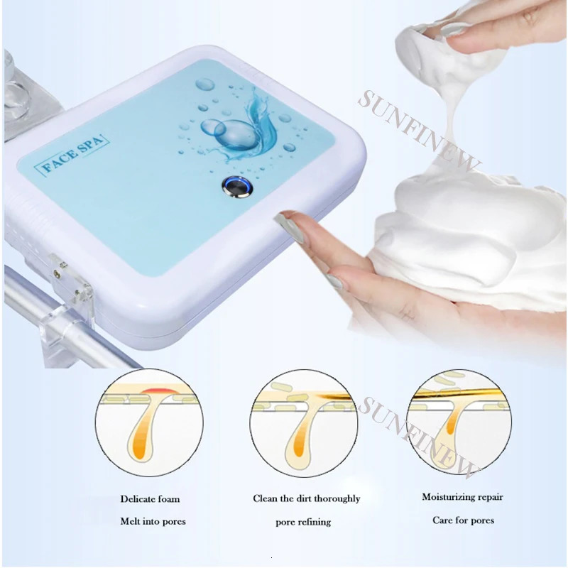 Face Care Devices Magic Oxygen Bubble Beauty Instrument Cleansing Mites Skin Whitening Rejuvenation Management Salon Homeuse Device 231013