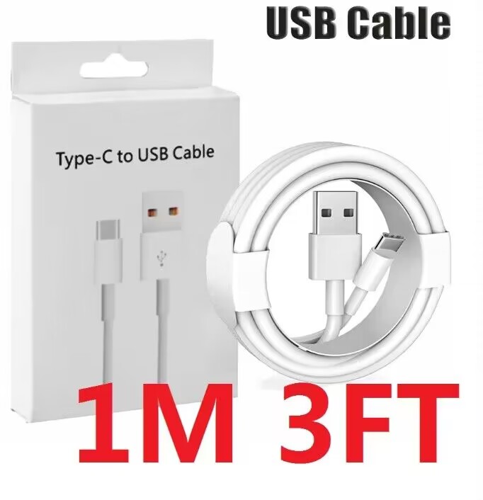 USB-C Charge Cable 1m For Smart Phones Type C to Type C 20W PD Charger Cord Fast Charging Wire With box