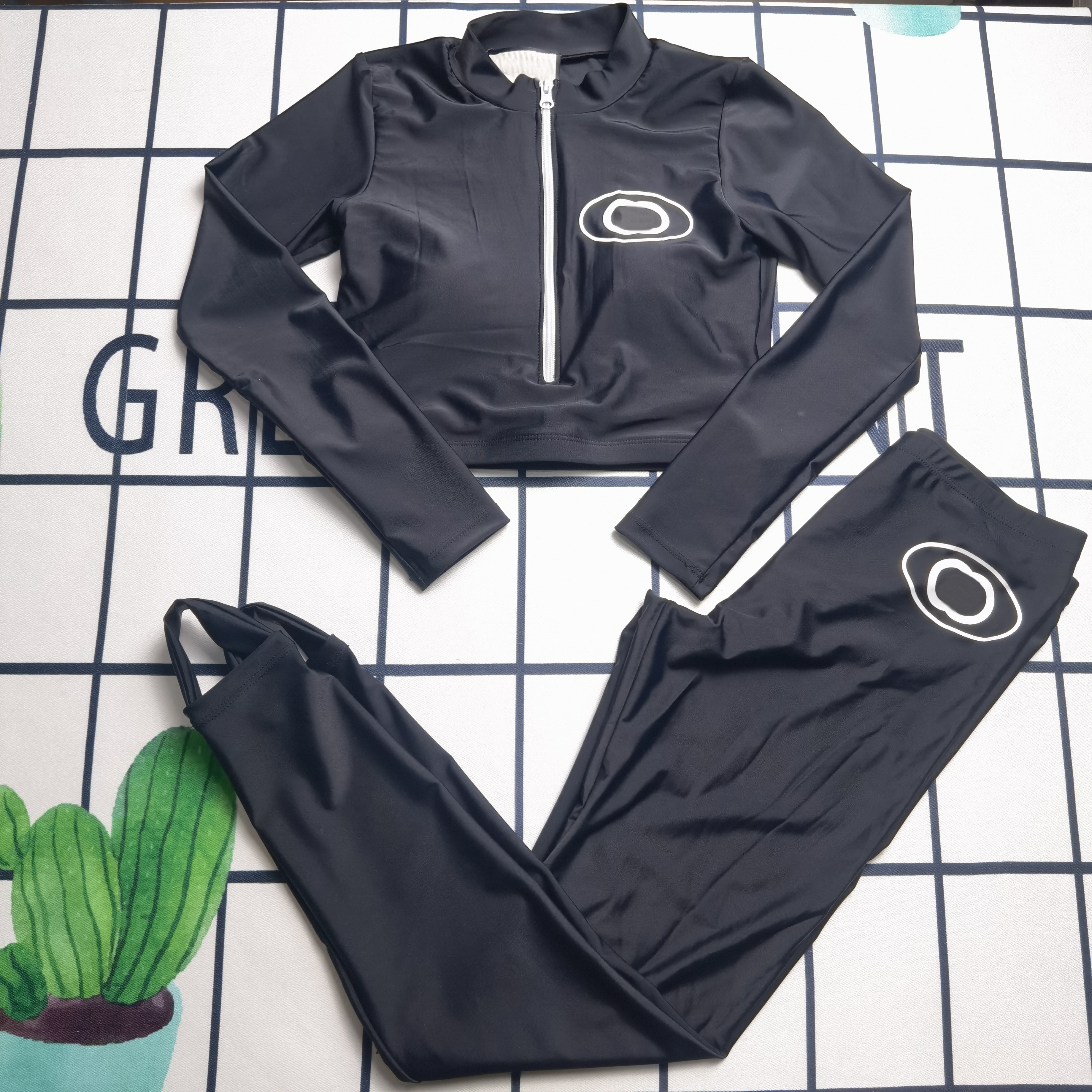 Yoga Outfits 9 Pieces Seamless Womens Set Fitness Long Sleeve Crop Top High Waist Leggings Tracksuit Workout Activewear Wear