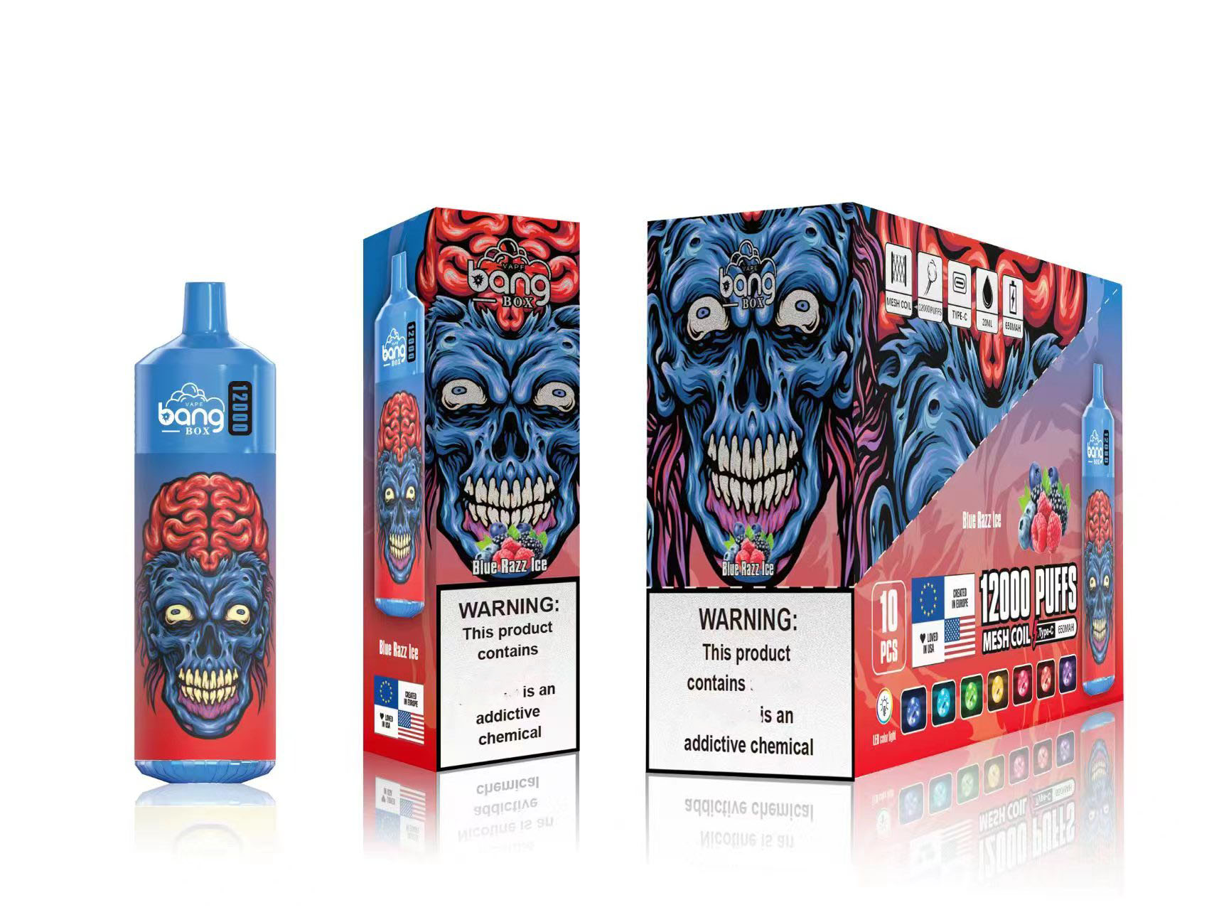bang box 12000 puff disposable vape electronic cigarette 650mah rechargeable battery prefilled carts bang vape 12k puff tornado 9k vapers puffbar 2% 3% 5%