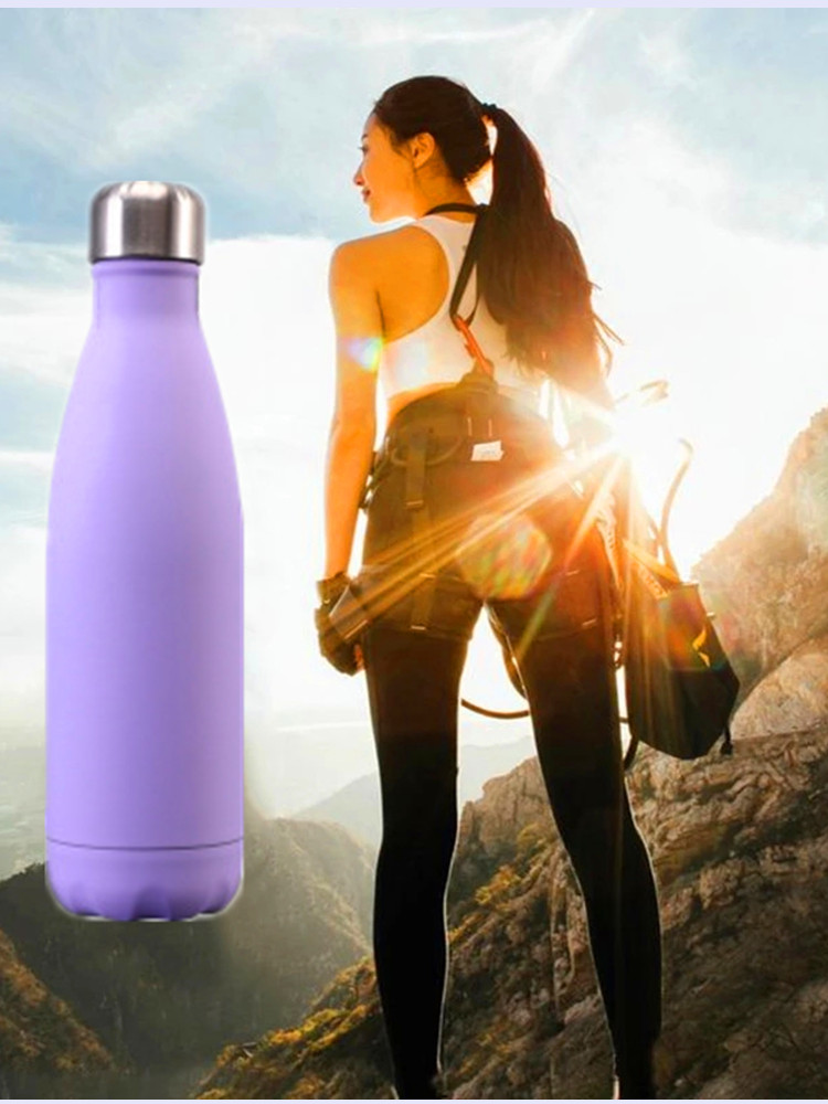 Cola Double Wall 304 Stainless Steel Thermos Fashion Vacuum Thermos Outdoor Portable Sport bowling Flask Thermal Drink Water Bottle