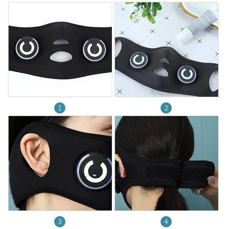 Face Massager Japanese Face-Shaping Tool EMS Beauty Instrument V Face Lift Tightening Face Slimming Device Face Mask Skin Tighten Lifting Spa 231013
