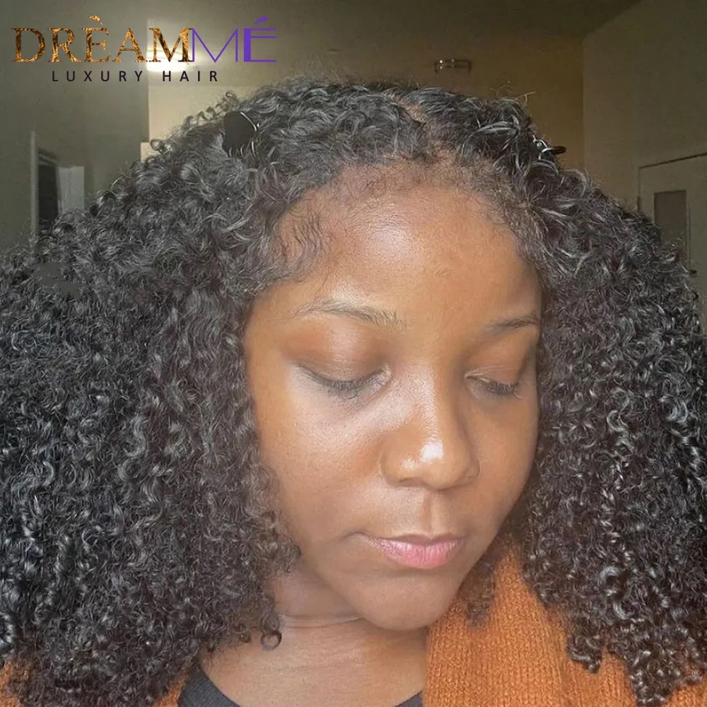 Deap Curly full Lace Front Wig 360 Per Plucked With Curly Baby Hair 130% Brazilian Human Hair Wigs For Black Women Lace Closure Wig