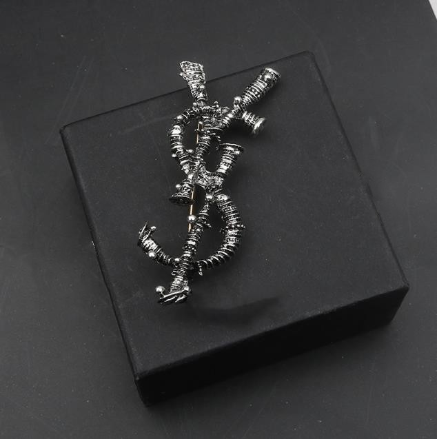 s Gold Plated Brand Brooch Double Letter Designer Pin for Women Men Fashion Little Dia insert Brooches Wedding Party Gift Jewerlry 20style